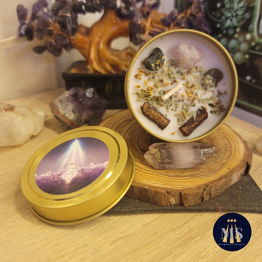 Archangel Magic Candle ~ Archangel Michael: Courage and Truth / Cutting Ties and Releasing Karmic Obstacles