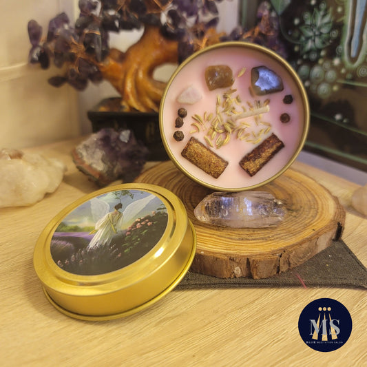Archangel Magic Candle ~ Archangel Raphael: Health and Healing / Balancing the Root and Heart Chakras