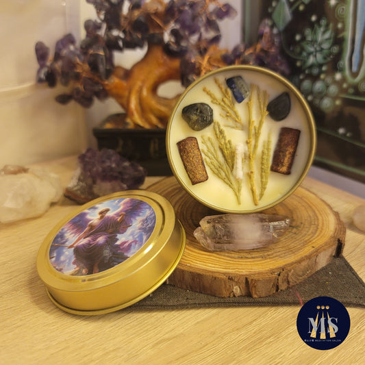 Archangel Magic Candle ~ Archangel Chamuel: Divine Justice and Mercy / Releasing Emotional Pain and Karmic Burdens